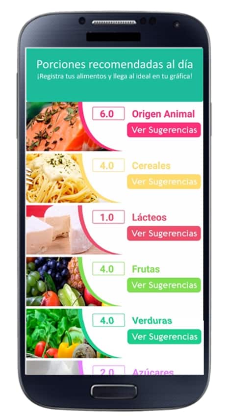 dieta de porciones app