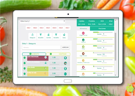 Software para personalizar dietas