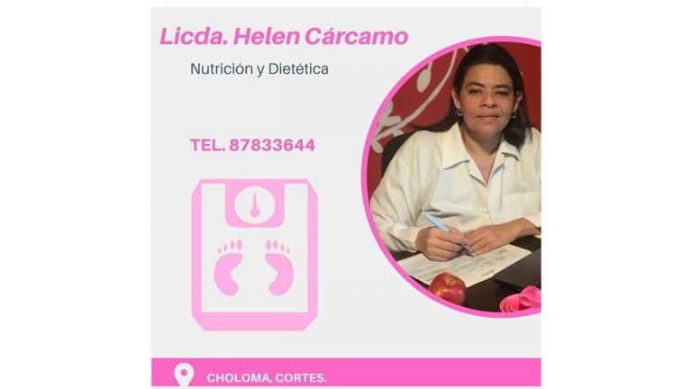 NUTRICIONISTA EN CHOLOMA CORTES HONDURAS