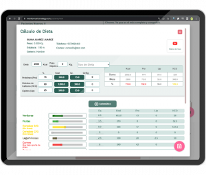 Software para estudiantes de nutrición. Gratis 4 software funcion calcular dieta