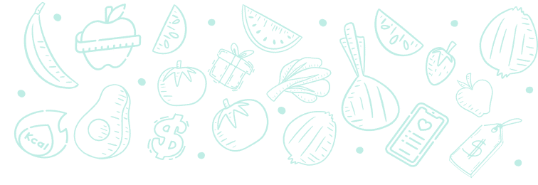 healthy food background software nutriologos